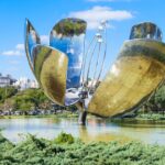The Floralis Generica in Buenos Aires, Argentina