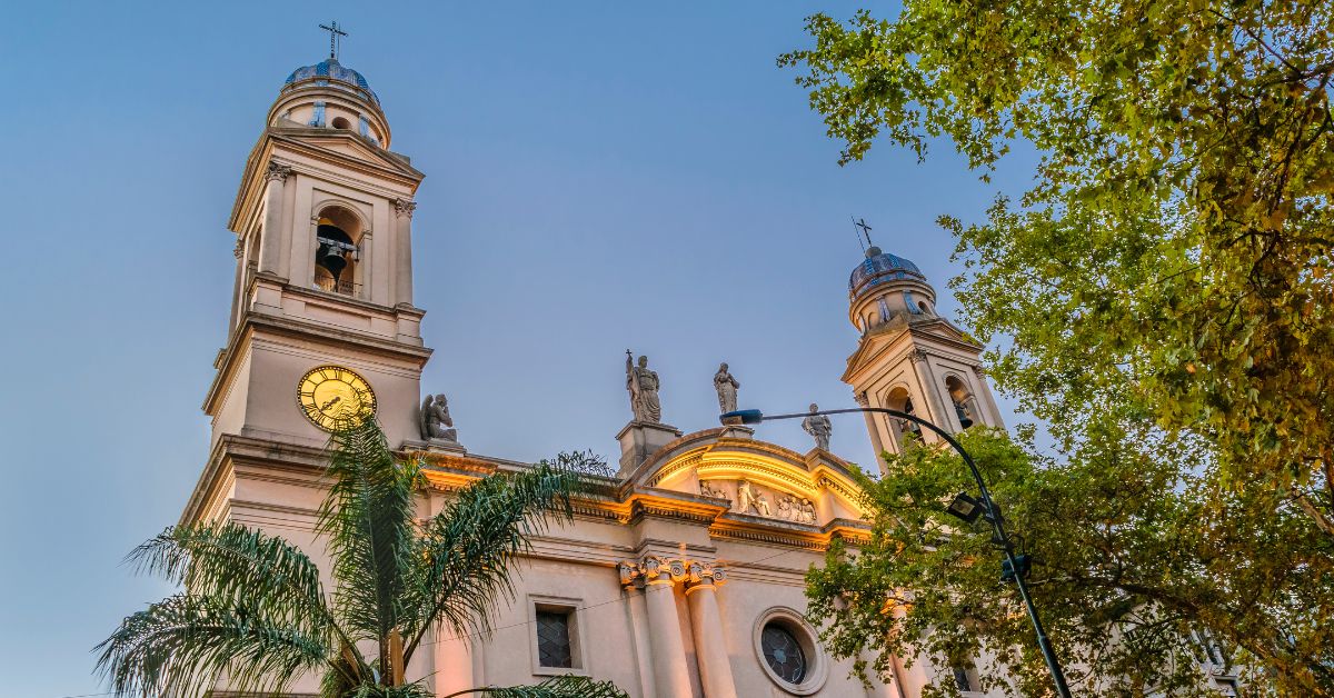 Cathedral shot of Montevideo in Uruguay.