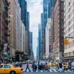 New York City, downtown. New York is one of the most well-known sticky states, making it challenging for US citizens to change their tax residency.