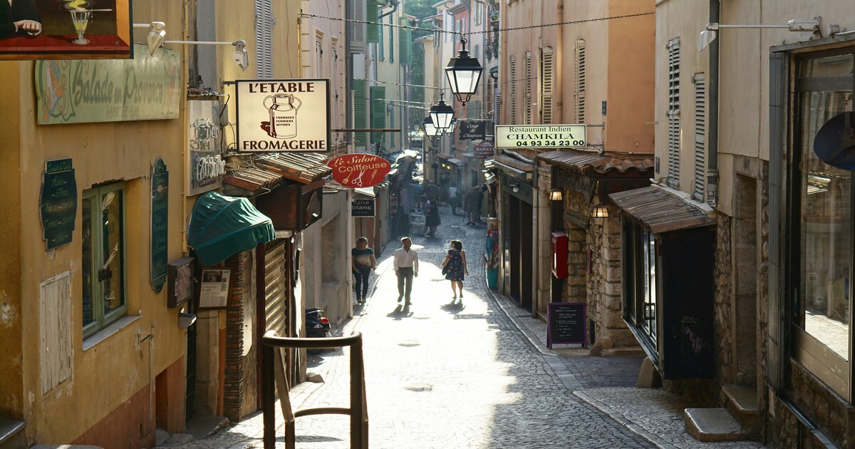 a street in a small French town