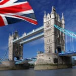 Tower Bridge in London, highlighting the question does the uk tax us social security benefits for Americans retiring there.